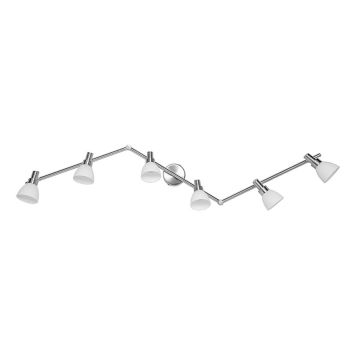 Ledvance LED spotskinne 6 spots 6x1,9W G9 sølv