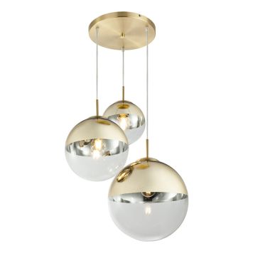 Globo pendel Varus guld 3xE27 Ø51 cm