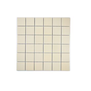 Mosaik Uni porcelæn beige mat 29,8 x 29,8 cm