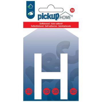 Pickup 3D Home Lima husbogstav H 60mm hvid