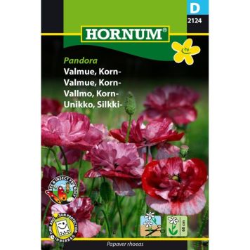 Hornum blomsterfrø kornvalmue Pandora