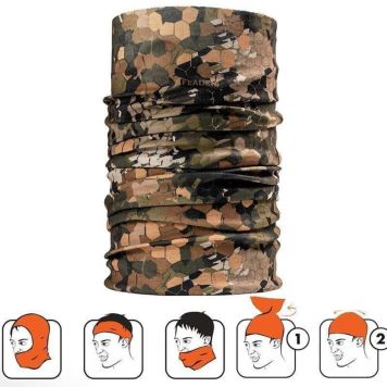 Fladen halsedisse Pixel Camo grøn