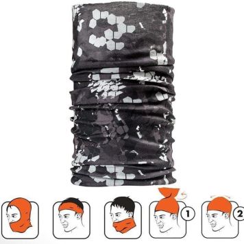 Fladen halsedisse Pixel Camo sort