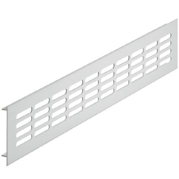 Stabilit luftgitter aluminium sølv 1000x60 mm
