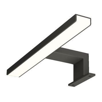 Camargue LED spejllampe Svanholm mat sort 30 cm  