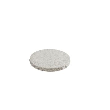 Trædesten lys grå granit Ø30x3 cm - Zurface