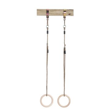 Swing King gymnastikringe træ