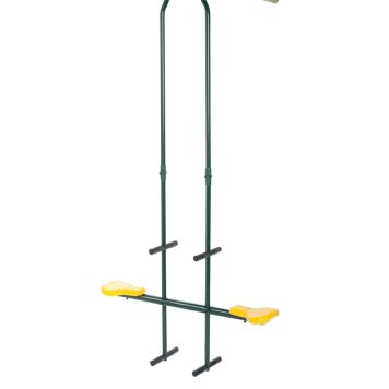 Swing King dobbeltgynge firkantet metal/plast 