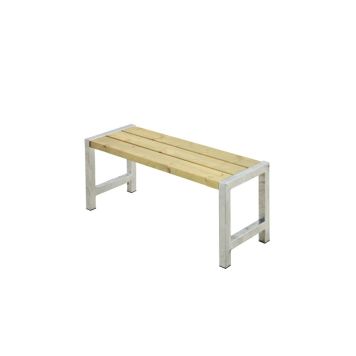 Plus cafébænk natur 127 x 38 x 45 cm