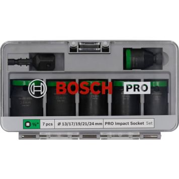 Bosch Professional slagtoppesæt 1/2 12-24 mm 7 dele