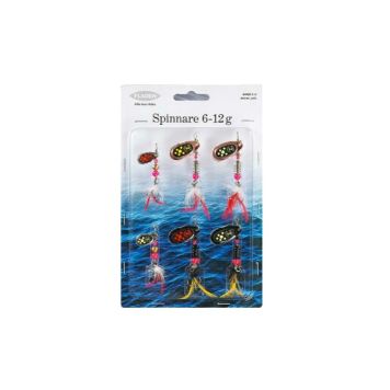 Fladen Fishing spinnere 6-12 g 6 stk.