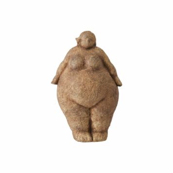 Lauvring havedekoration Diva Lady brun 26 cm 