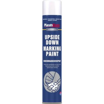 PlastiKote mærkespray upside down hvid 750 ml