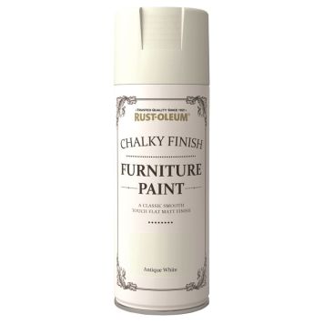 Rust-Oleum Chalky Finish spray Antique White 400 ml