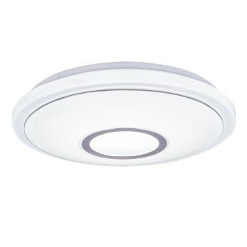 Globo LED-plafond Connor Smart Light hvid dæmpbar Ø40 cm inkl. fjernbetjening