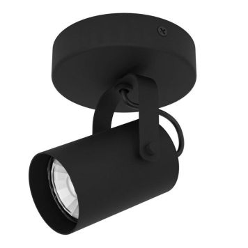 Eglo LED-spotlampe Sorego sort stål GU10 L11 cm