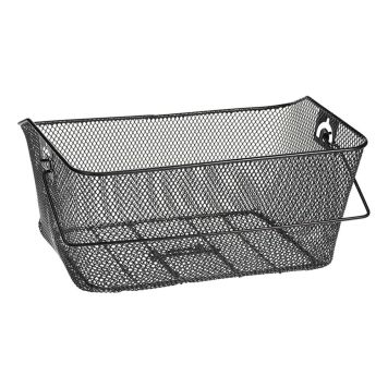 Urban cykelkurv bagagebærer sort 300×400×190 mm