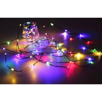 Gabri lyskæde 200 RGB LED Multi L19,9m