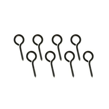 Plus øskner til tørresnor sort 8 stk.