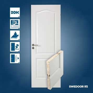 Swedoor dør Compact 02B massiv 40 mm 8x21