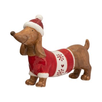 Det Gamle Apotek gravhund brun dolomit 9x4x7 cm
