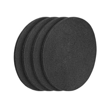 Filtpuder TR-61 Ø83 mm sort non-slip 4 stk.