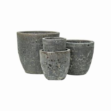 Lauvring krukke Capri grå Ø37,5x40 cm