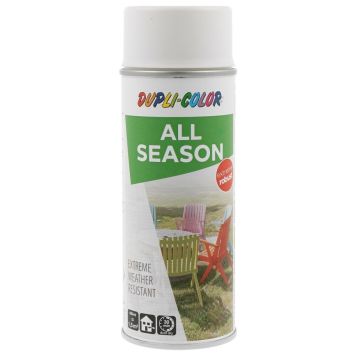 Dupli Color All Season spraymaling hvid mat 400 ml