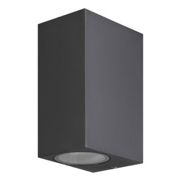 Eglo Medellin udendørs væglampe 4-kant 2xGU10 IP44 sort