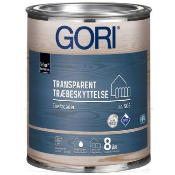 Gori transparent træbeskyttelse 506 trykimp. grøn 5 L