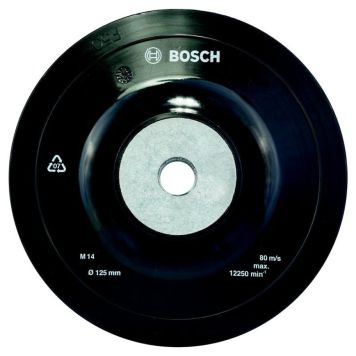 Bosch gummibagskive 125 mm 