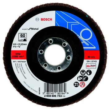 Bosch lamelslibeskive skrå k60 115x22 mm