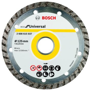 Bosch diamantskive eco universal turbo 125x22 mm