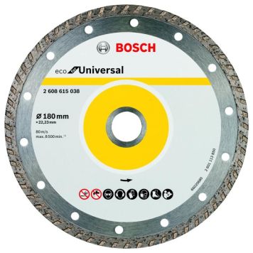 Bosch diamantskive eco universal turbo 180x22 mm