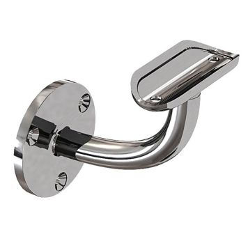 Fontanot gelændermurbeslag stål blank Ø42.4 mm