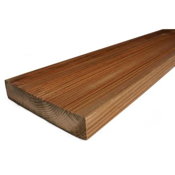Frøslev terrassebrædder Kvinta brun fyr rillet 28x145x4200 mm
