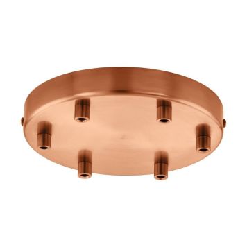 Eglo Baldakin 6 udtag klynge børstet kobber