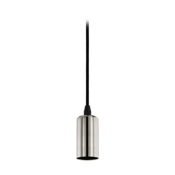 Eglo pendel Basic børstet stål E27 Ø4,5 cm 