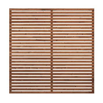 Plus hegn Tokyo ThermoWood gyldenbrun 180x180 cm 