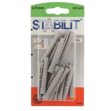 Stabilit rawlplug 50x6 mm K 18 stk.
