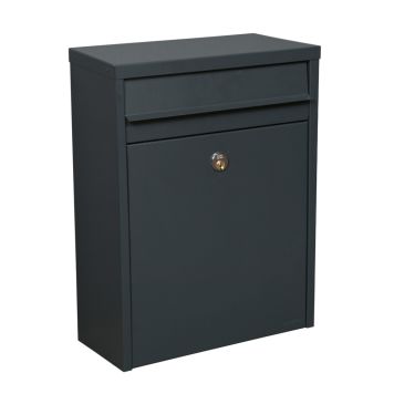Mefa postkasse Piano 350 antracit