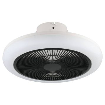 Eglo Kostrena LED-loftlampe m/ventilator hvid/sort Ø46 cm