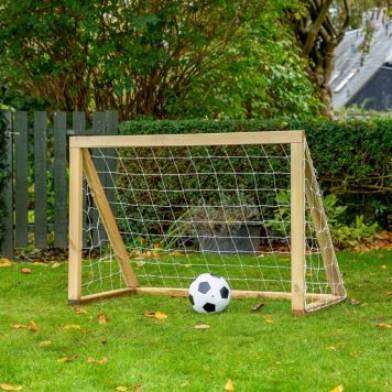 Homegoal fodboldmål Classic Micro træ 125x100 cm