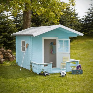 Plus legehus m/terrasse ubehandlet 182x161 cm 