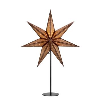 Markslöjd bordlampe glitter papirstjerne E14 Ø45 cm