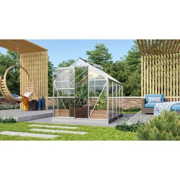 Vitavia drivhus Venus 5 m²  alu 3 mm delt glas 