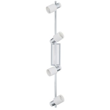 Spotskinne Davida LED 4 L krom/hvid - Eglo