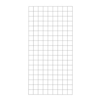 Plus stålespalier m/kant 90x180 cm 