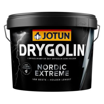 Jotun træbeskyttelse Drygolin Nordic Extreme halvblank 9 L hvid