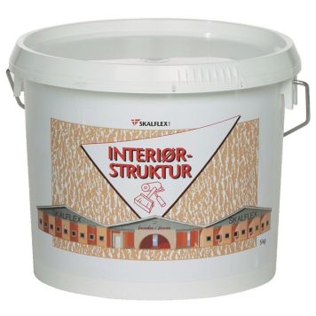 Skalflex Strukturmaling Interiør-Struktur sand 5 kg